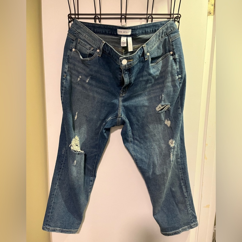 Size 18 Lane Bryant capri jeans